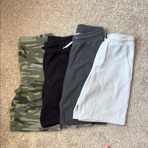 Lot of 4 Boys Large Sweatshorts